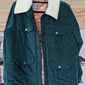 Faherty corduroy lined shaket